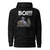 Epic Mentor 'BOI!!!' Hoodie featuring mentor and protégé silhouette, capturing adventure and mentorship spirit.