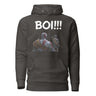 Epic Mentor 'BOI!!!' Hoodie with silhouette design, inspired by legendary mentorship and adventure themes.